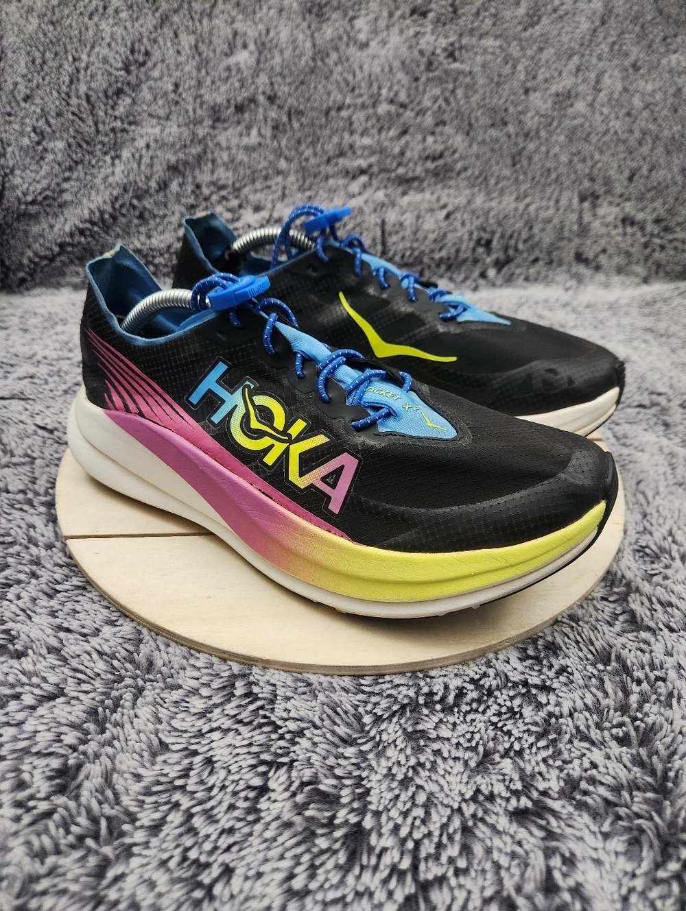 Hoka Rocket X 2 Running Racing Shoes Carbon Plate Women's Size 7.5